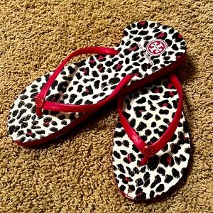 Animal print Tory Burch sandals